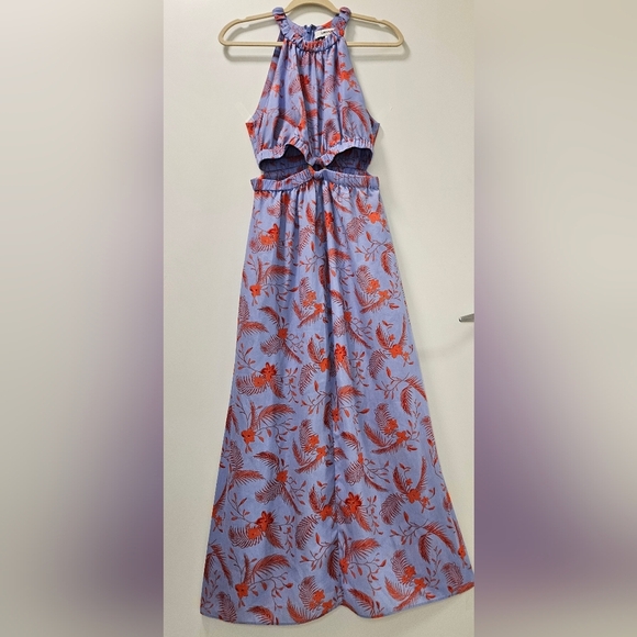 Likely Karrica Halter Maxi Dress Size 4 - Picture 3 of 12